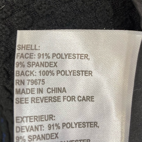 NEW Michael Kors Jacket Coat Blue Black Size Large - Picture 9 of 10